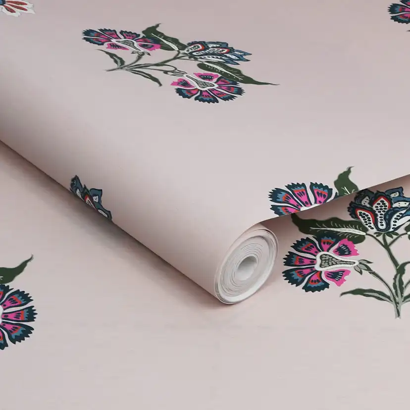 Tapet Joules Indienne Block Print Dawn Grey