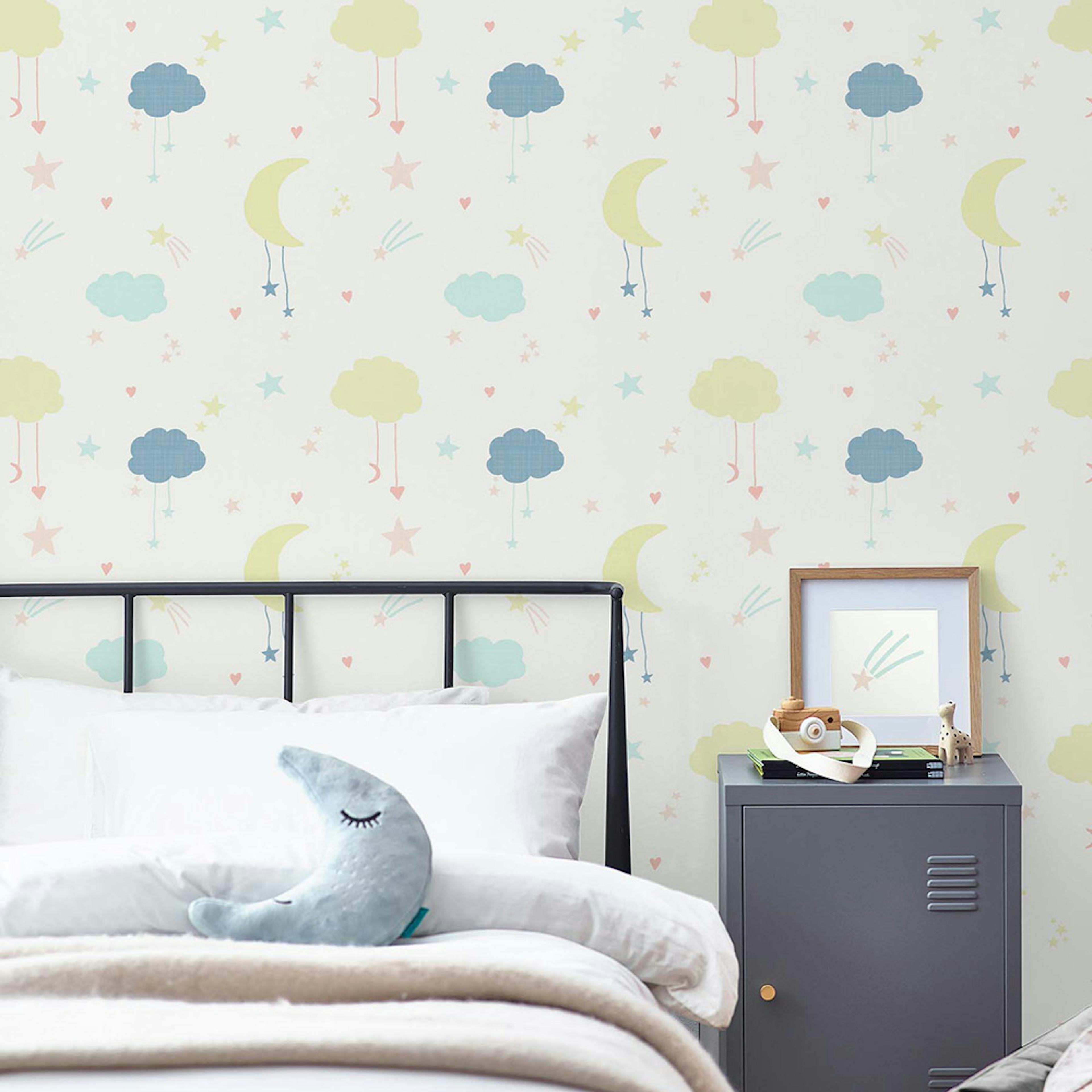 Tapet NEXT Moon & Stars Pastel