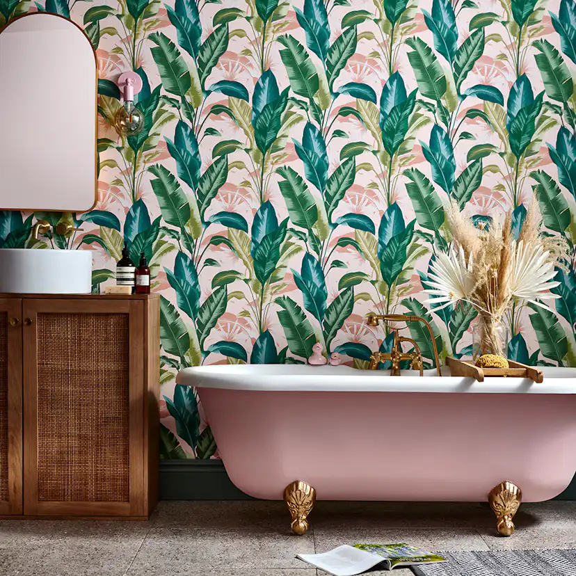 Tapet Envy. Leaf It Out Sunrise