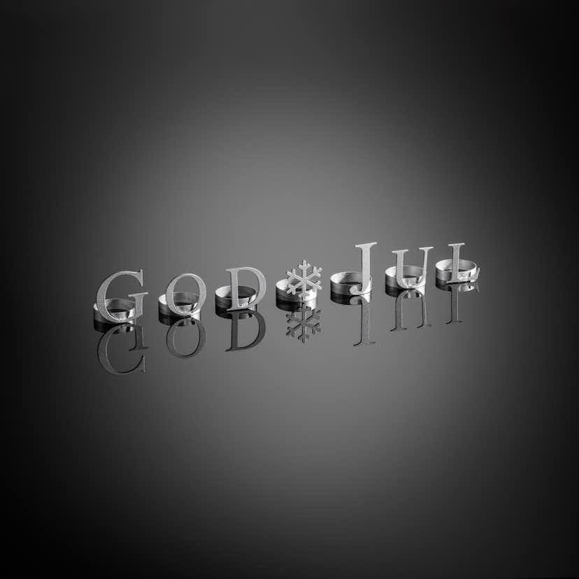 Dekorationsbokstäver Gnosjö Konstsmide God Jul