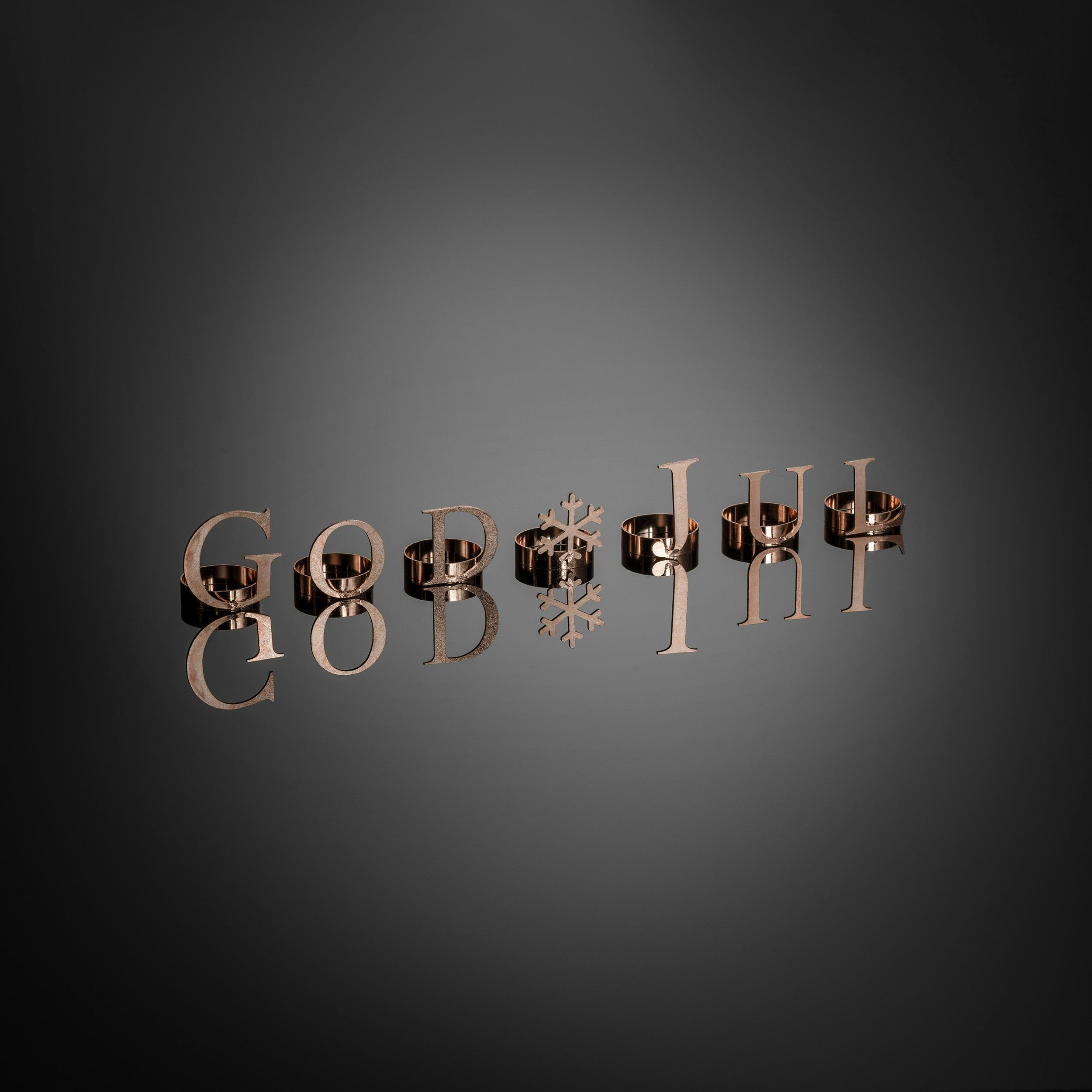 Dekorationsbokstäver Gnosjö Konstsmide God Jul