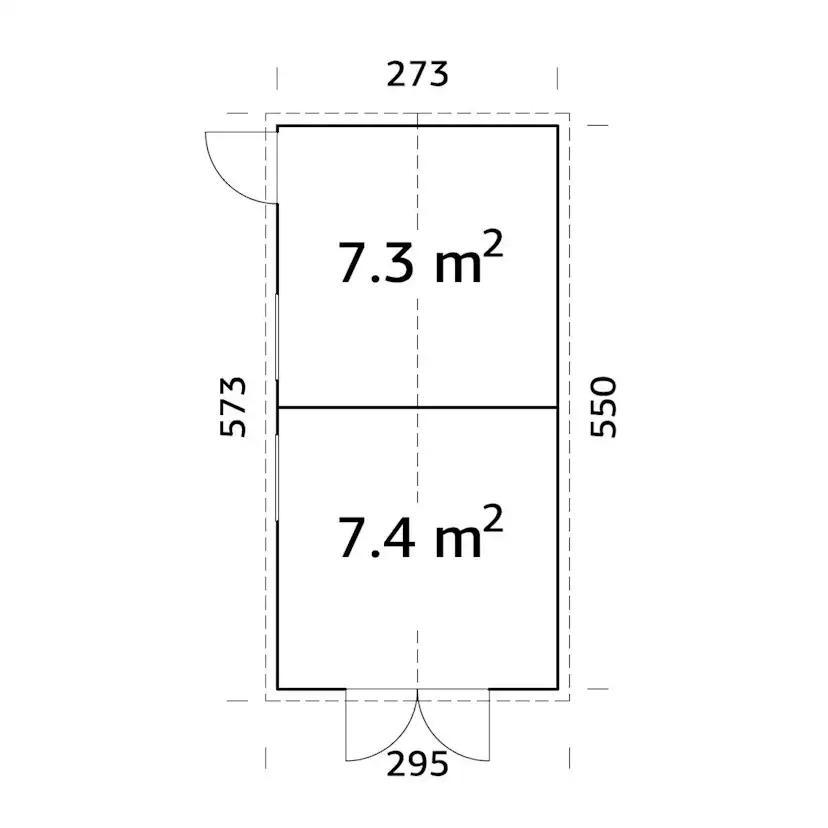 Förråd Palmako Dan 14,2 m2