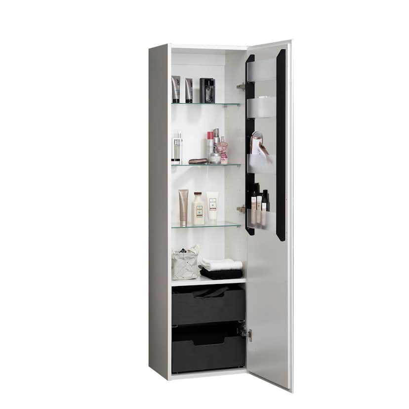 Högskåp Duobad Gripen med Hyllor och Lådor