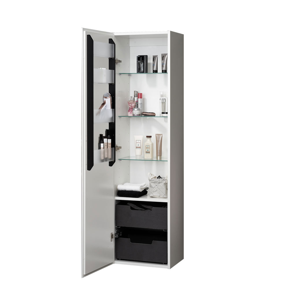 Högskåp Duobad Gripen med Hyllor och Lådor