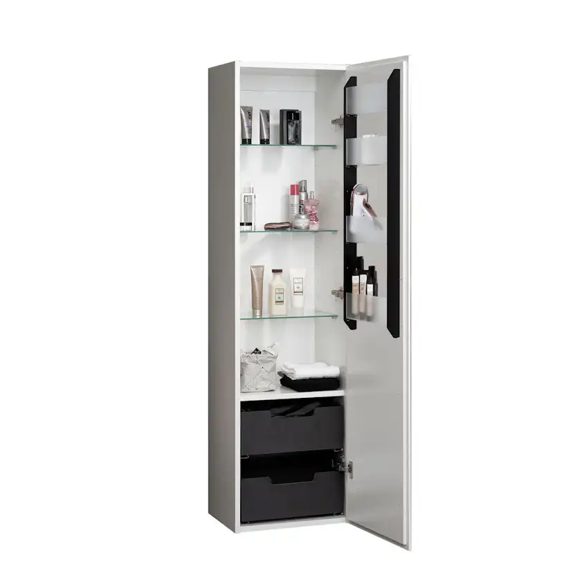 Högskåp DuoBad Gripen Classic med Hyllor och Lådor