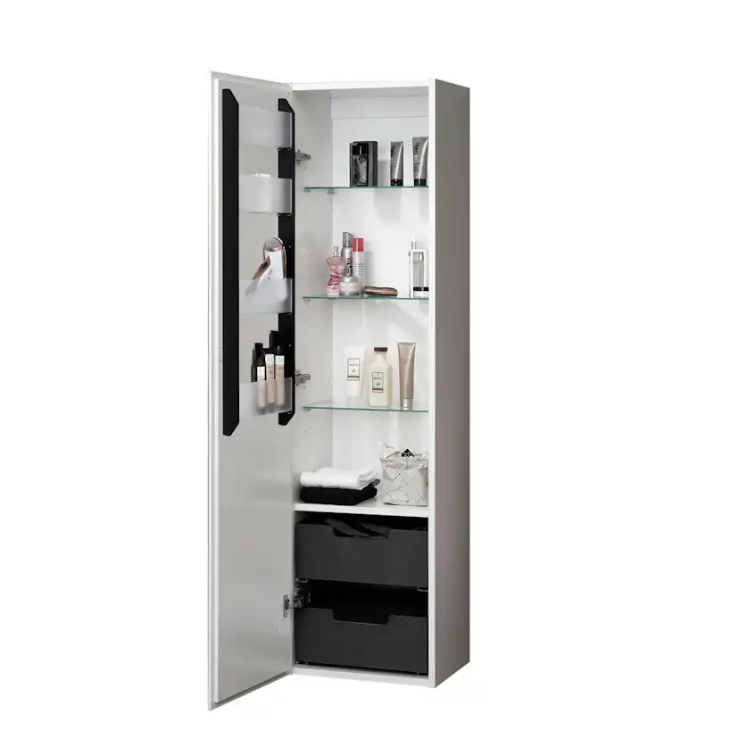 Högskåp DuoBad Gripen Classic med Hyllor och Lådor