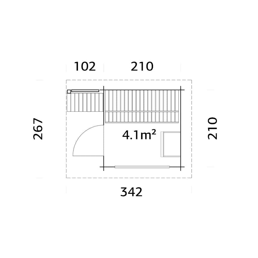Bastu Palmako Sanna 4,4 m2