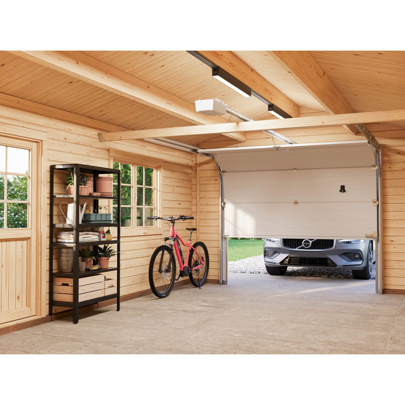 Garage Palmako Roger 19,0 m2 med Takskjutport