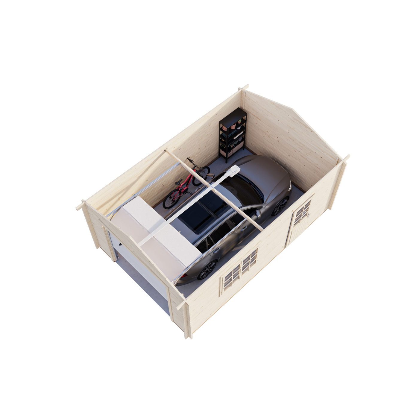 Garage Palmako Roger 19,0 m2 med Takskjutport