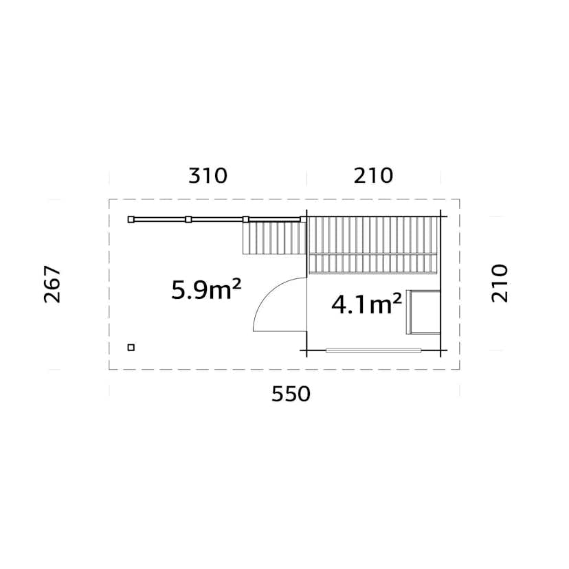Bastu Palmako Sanna 10,5 m2
