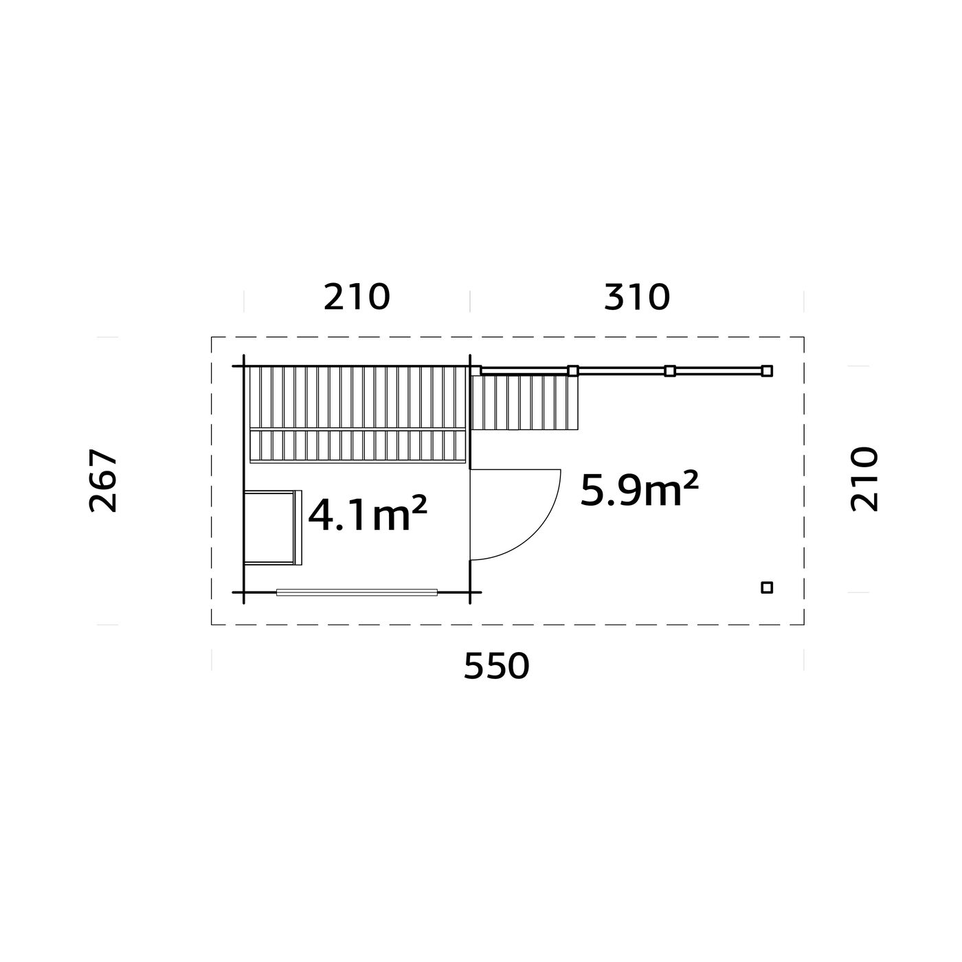 Bastu Palmako Sanna 10,5 m2