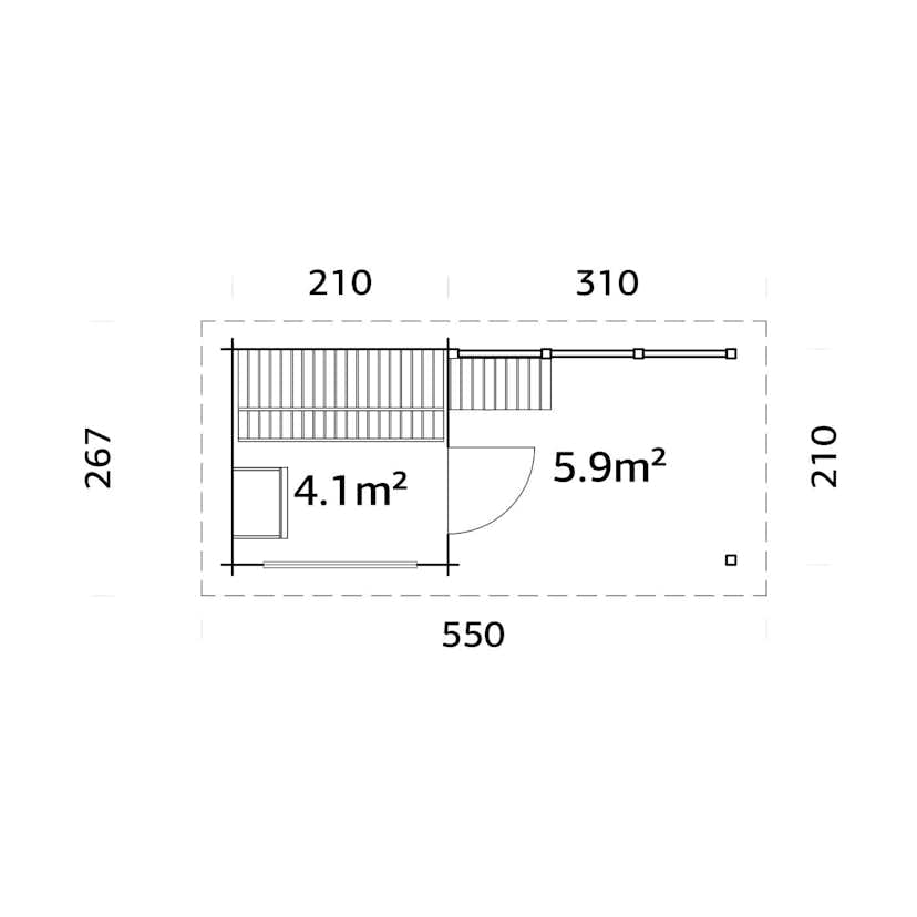 Bastu Palmako Sanna 10,5 m2