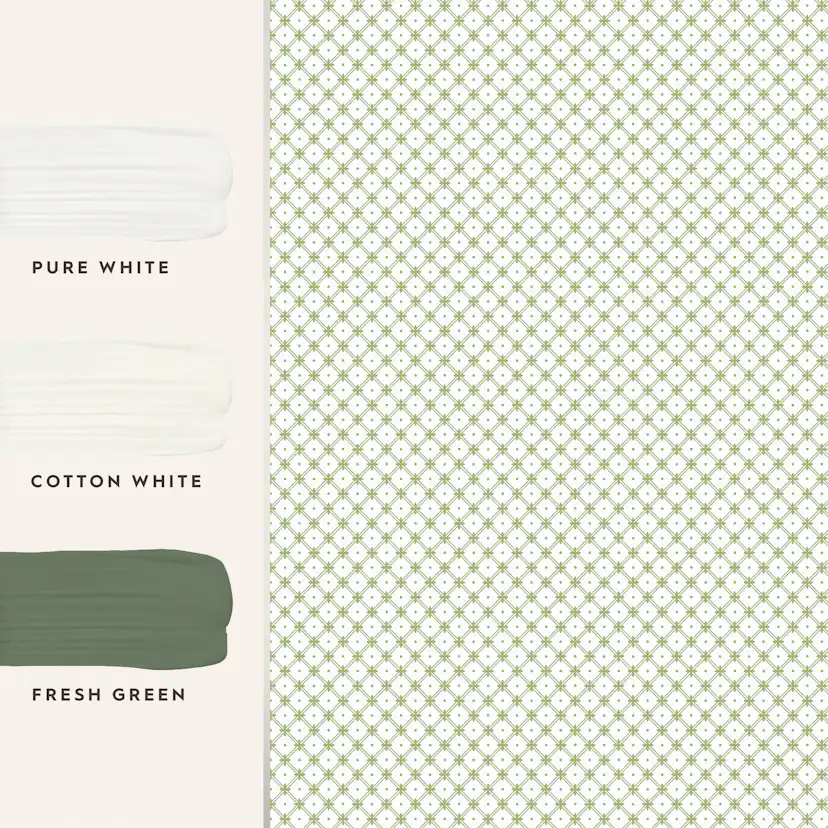 Tapet Laura Ashley Wickerwork Leaf Grön 119848