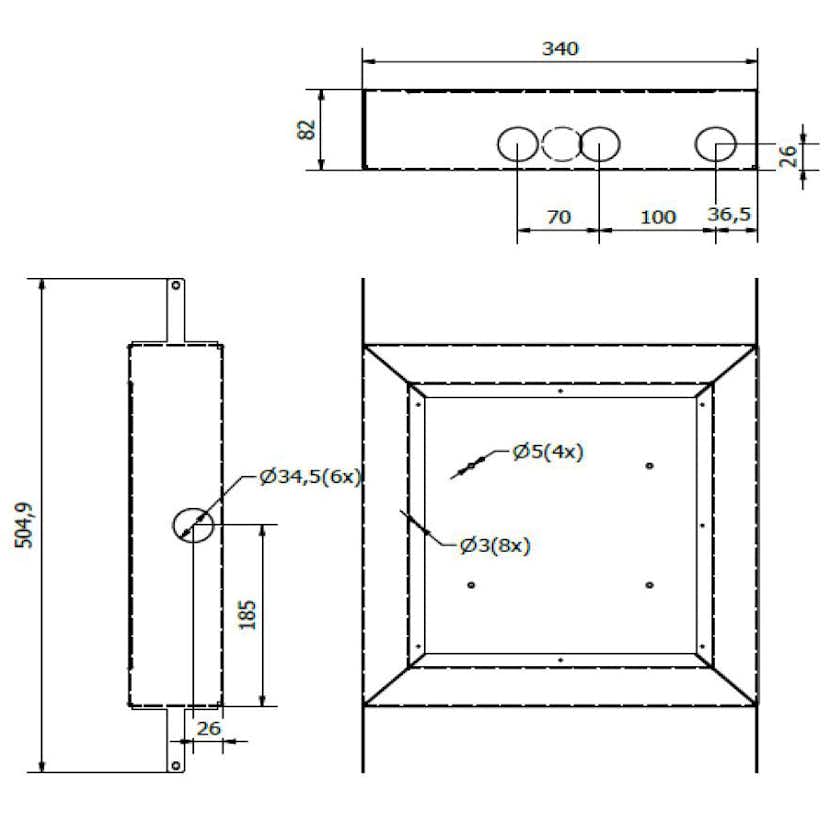 Inbyggnadslåda Grohe The Box 120087
