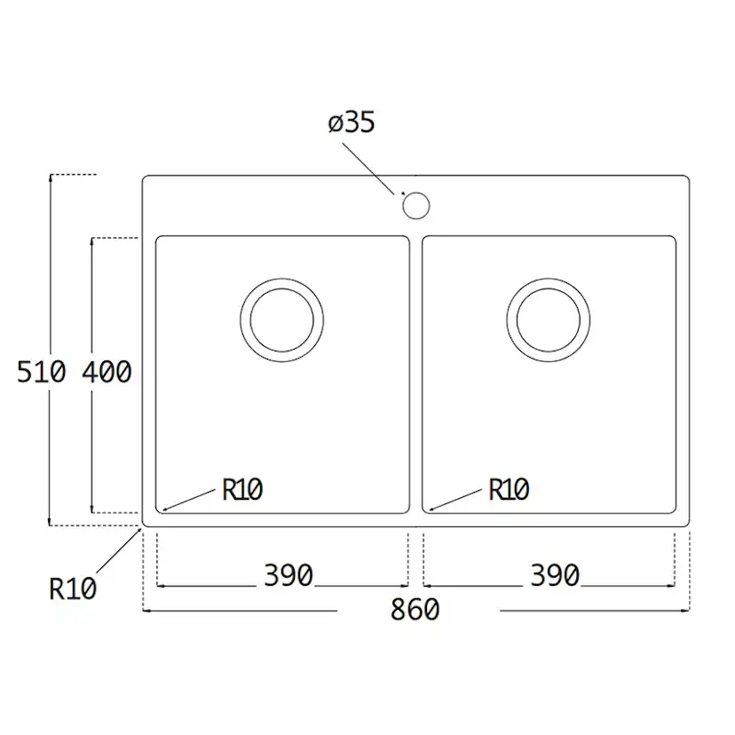 Diskho Lavabo Saturn 86