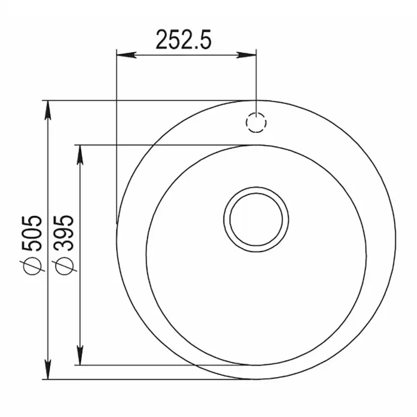 Diskho Lavabo Saturn Ø50,5