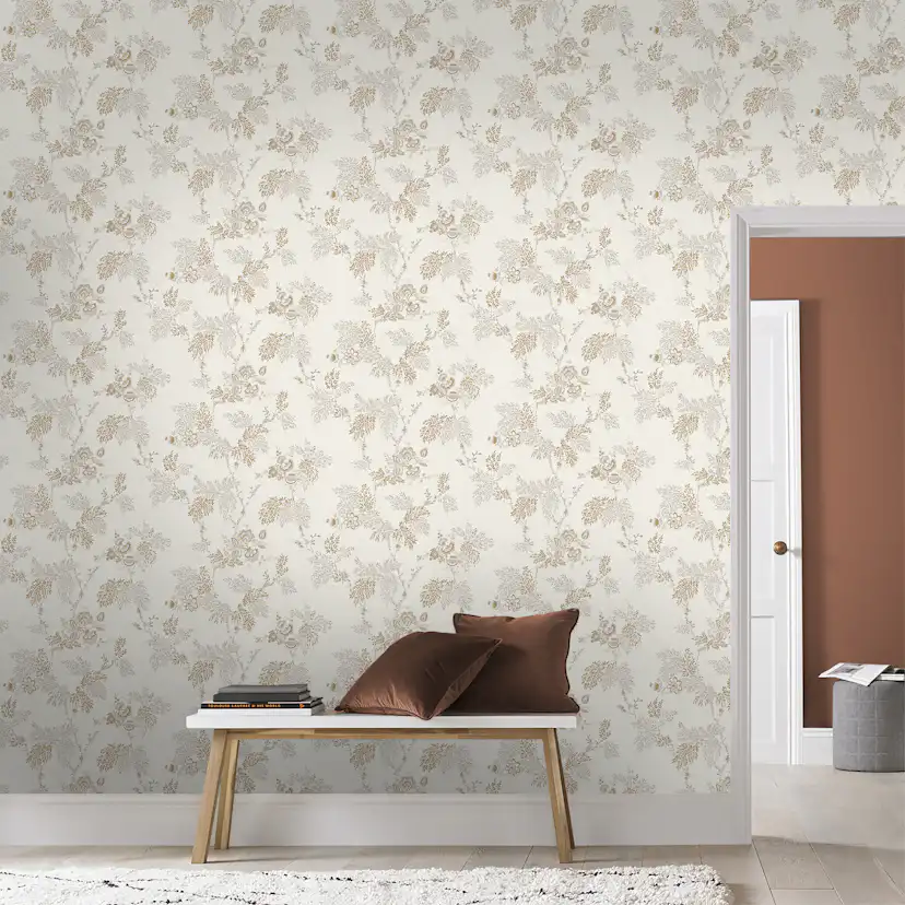 Tapet Superfresco Easy Kimono Vit/guld 120951