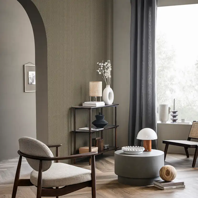 Tapet Vtwonen Herringbone Guld 121000