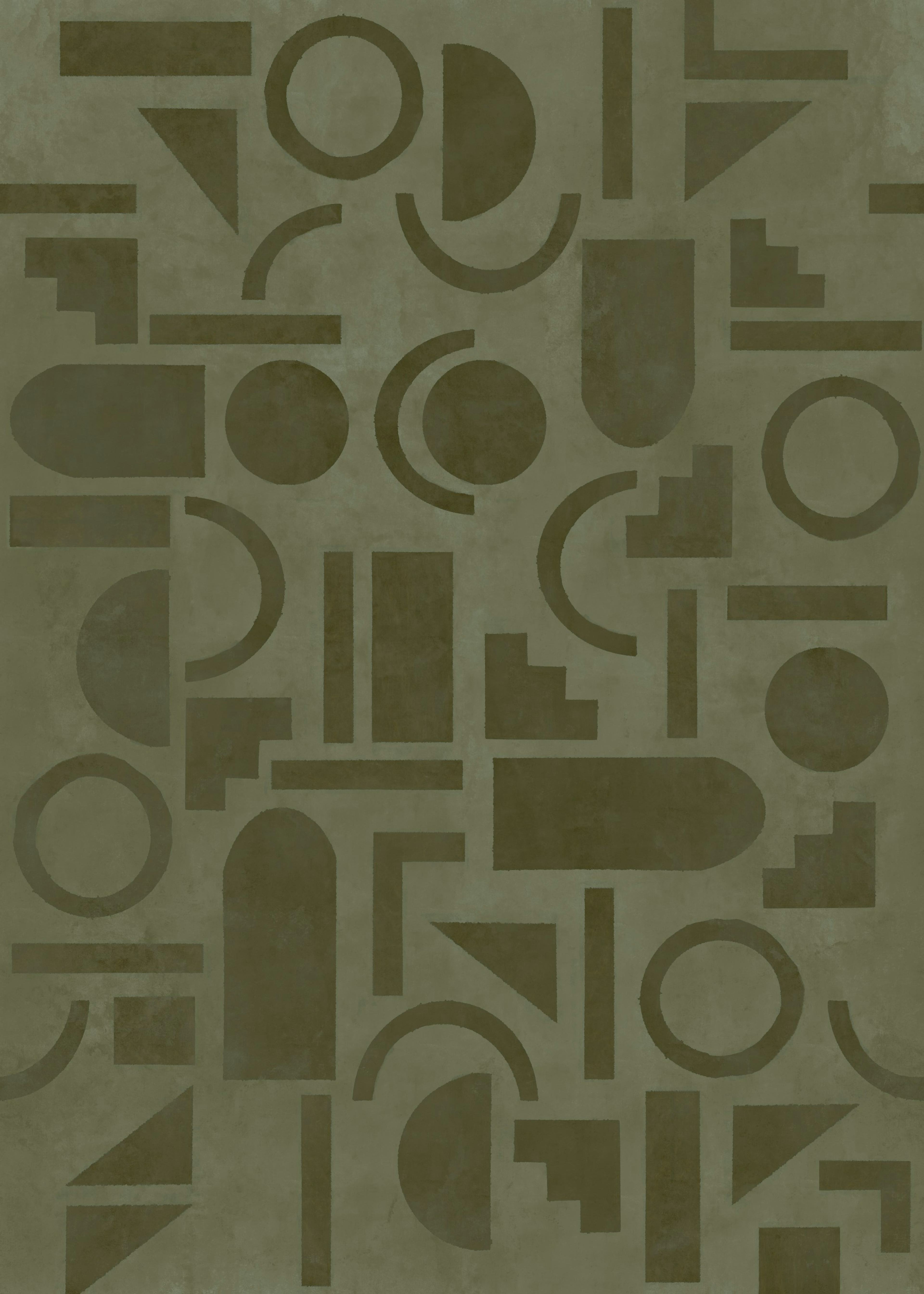 Fototapet LOOKS by Wolfgang Joop Looks Geometrisk Grön 121030