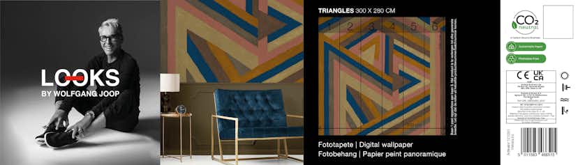 Fototapet LOOKS by Wolfgang Joop Looks Geometrisk 121031