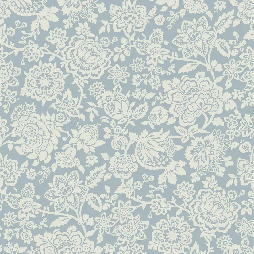 Tapet Laura Ashley Trailing Laurissa Pale Seaspray Blå 121073