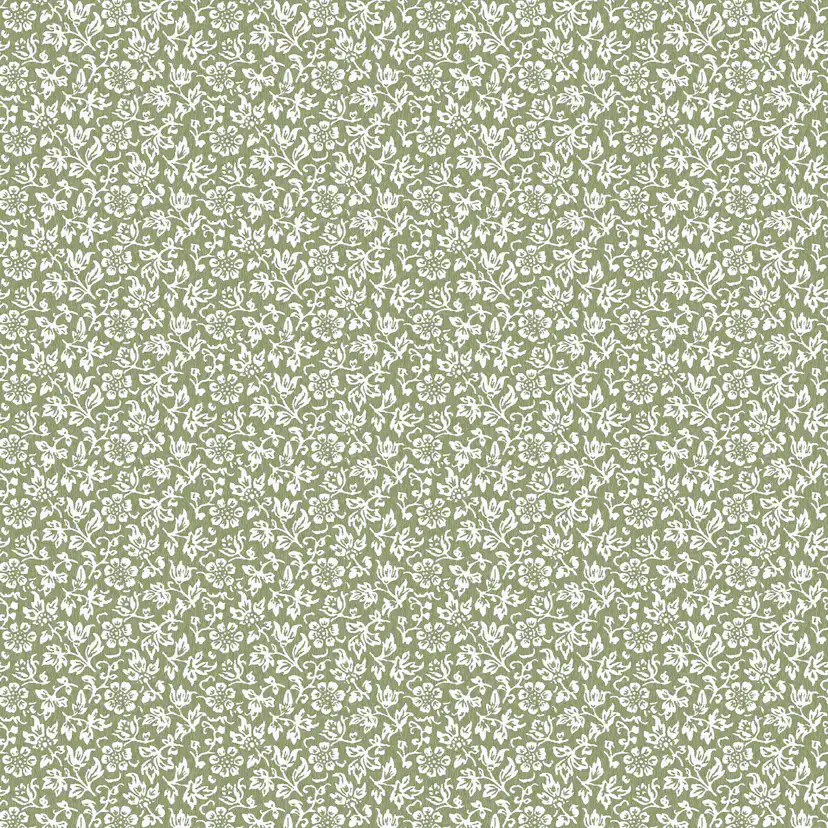 Tapet Laura Ashley Sweet Alyssum Moss Grön 121077