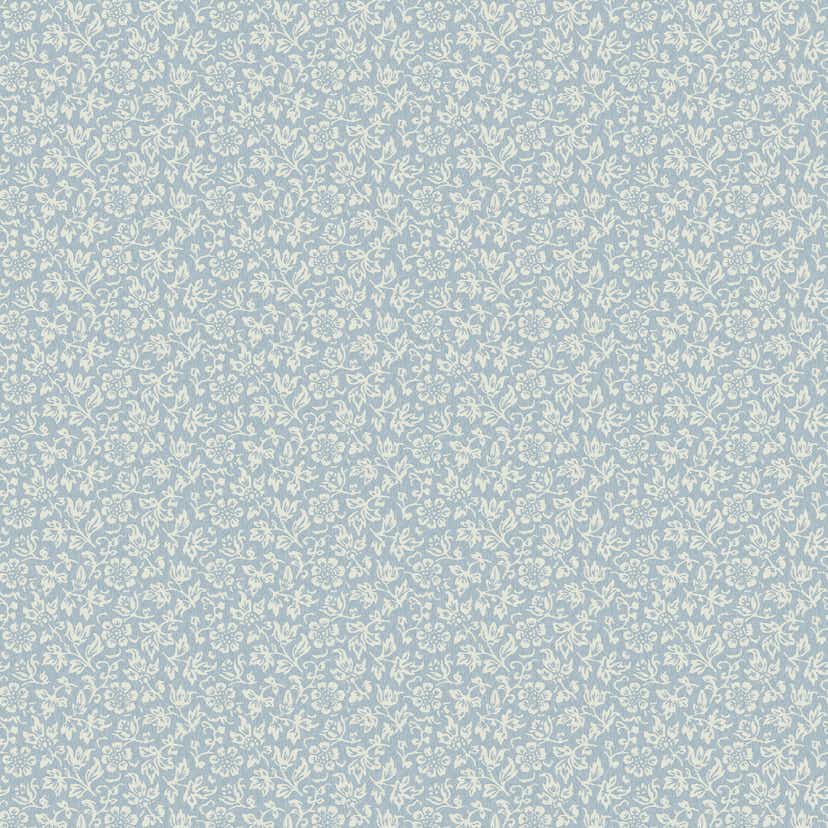 Tapet Laura Ashley Sweet Alyssum Pale Seaspray Blå 121078