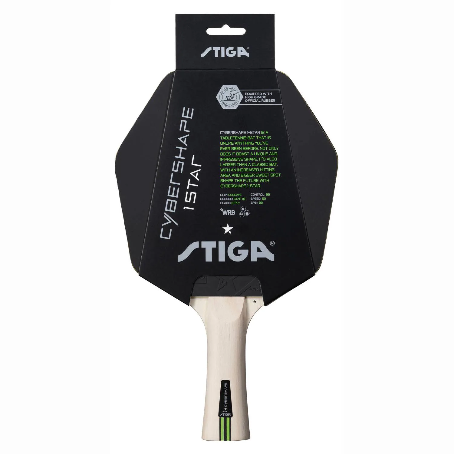 Pingisracket Stiga Sports Cybershape 1-Star