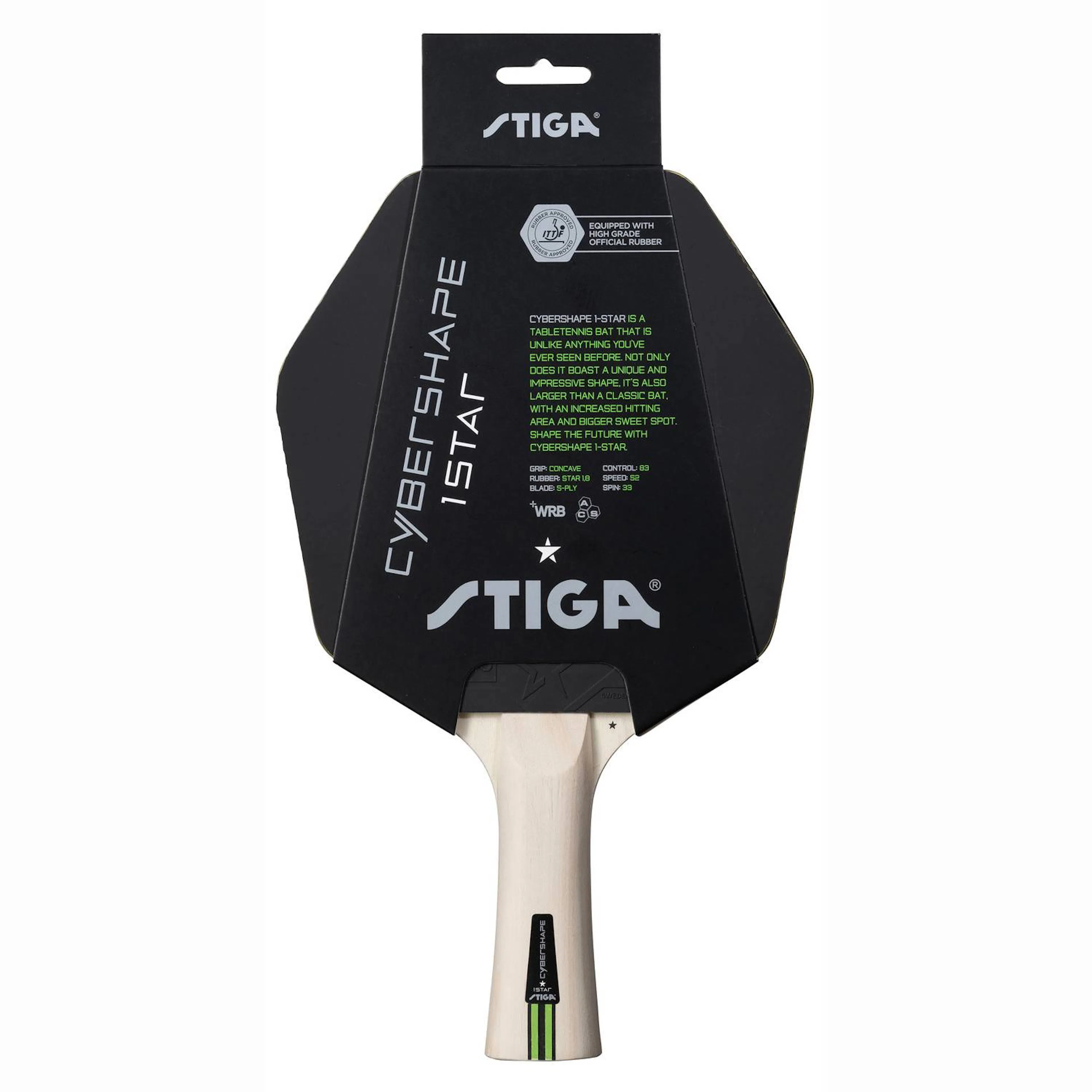Pingisracket Stiga Sports Cybershape 1-Star