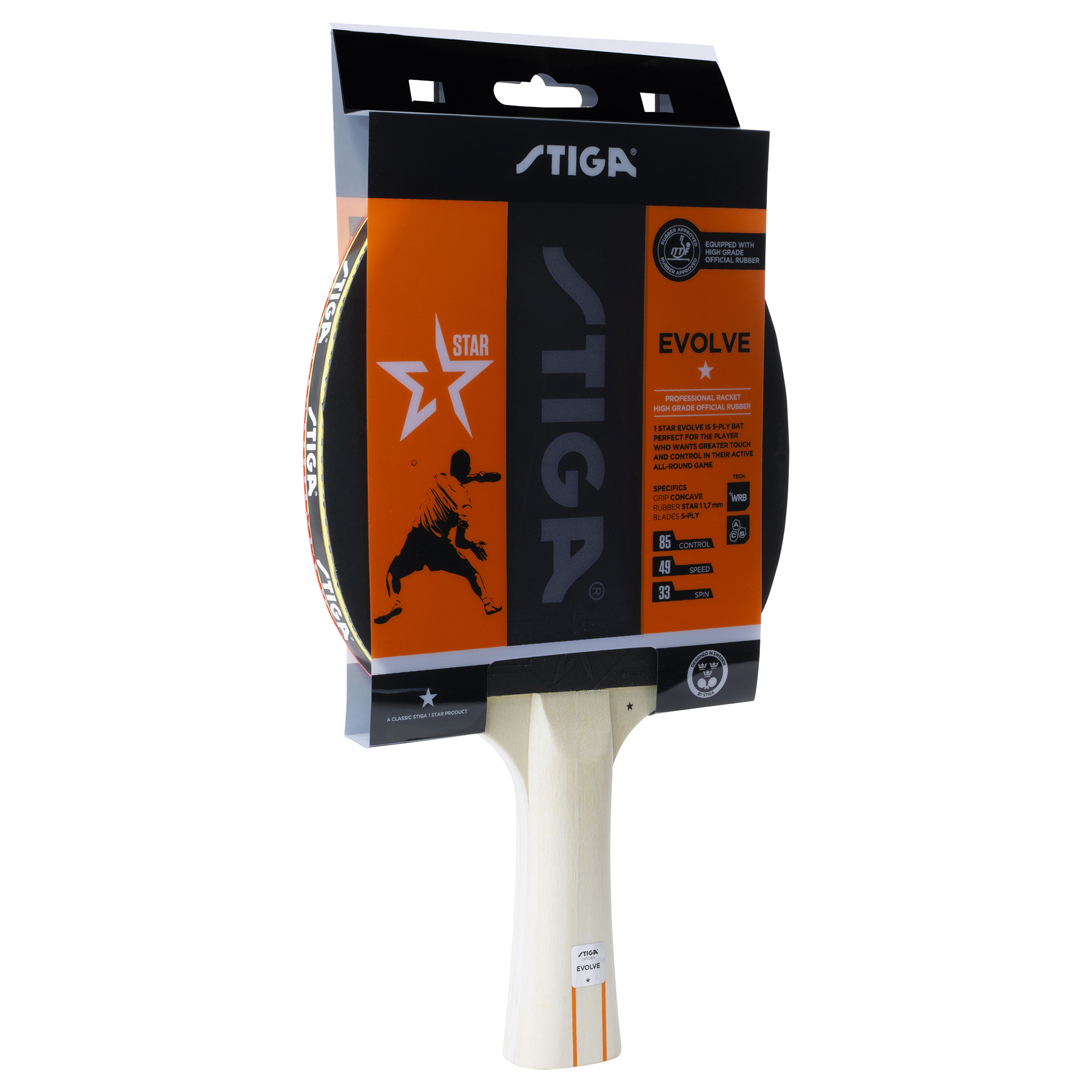 Pingisracket STIGA Sports 1-Star Evolve