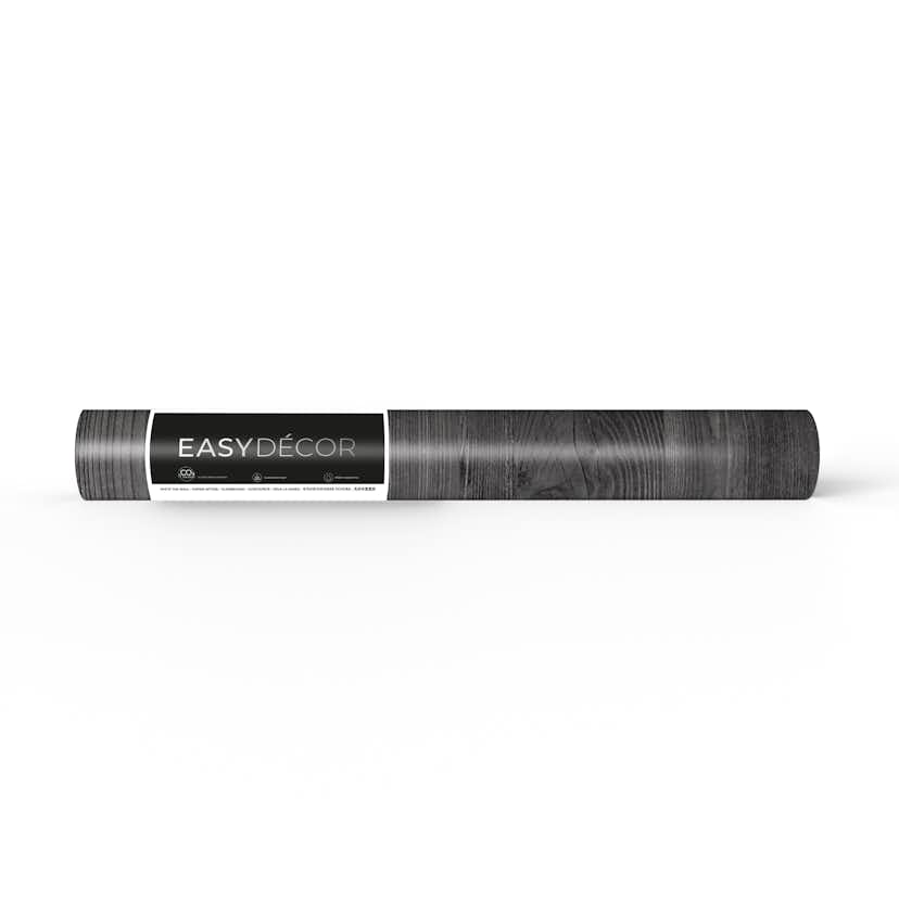 Tapet Easy Decor Trä Deluxe Svart 121112