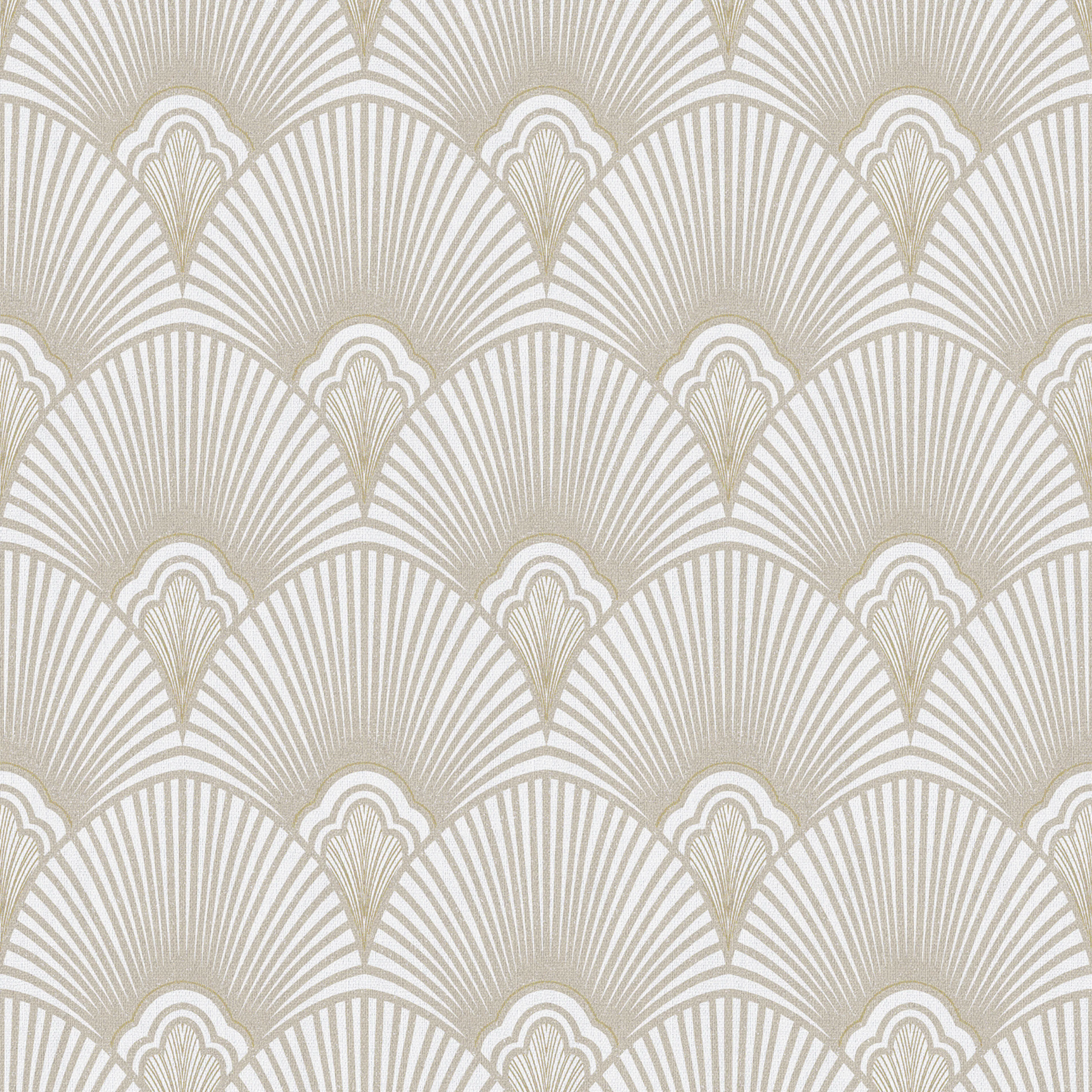 Tapet Sublime Art Deco Naturel 121146 EasyUp, Mönstrad Vit