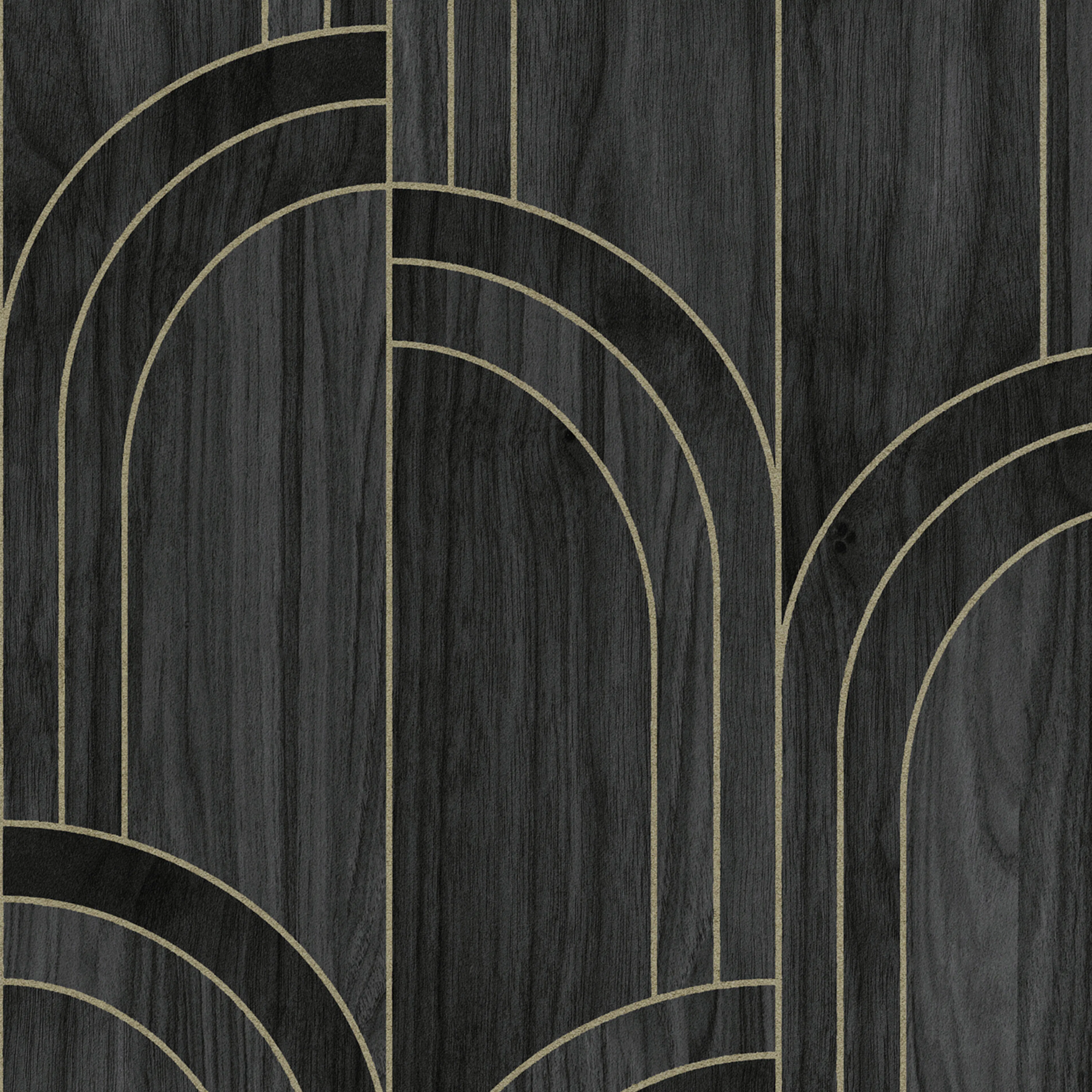 Tapet Sublime Modella Trä Svart 121153