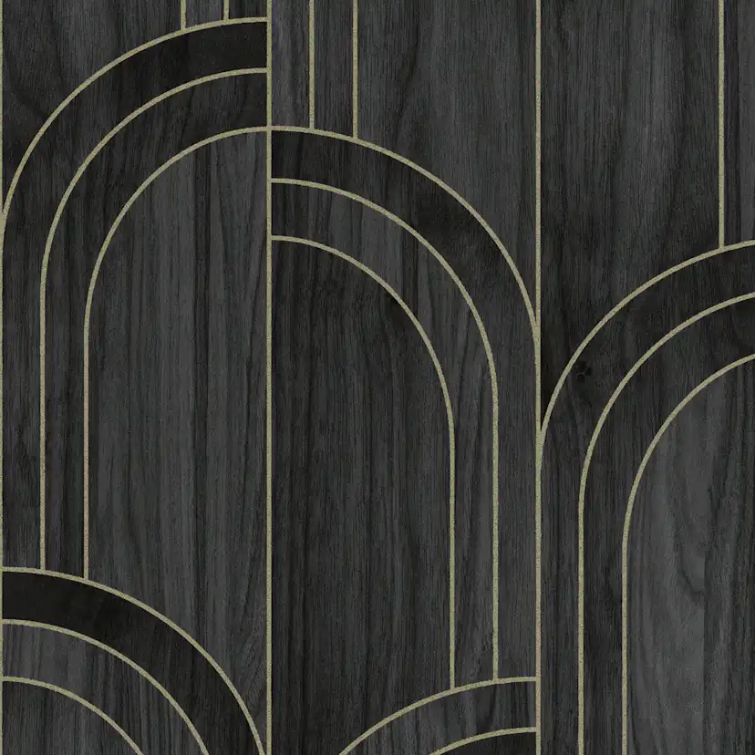 Tapet Sublime Modella Trä Svart 121153