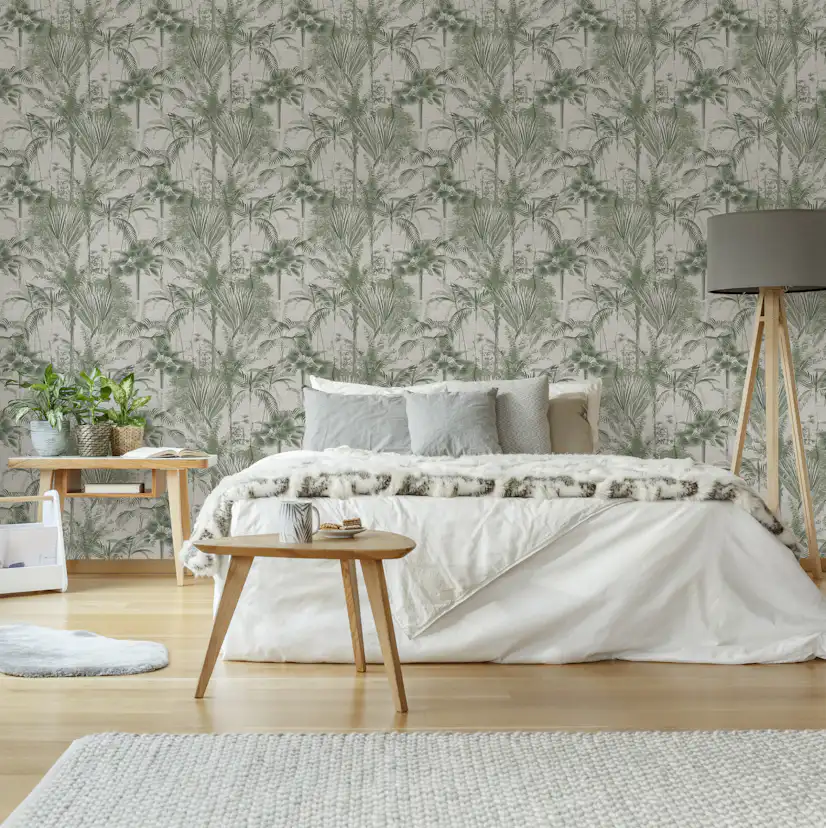 Tapet Sublime Jungle Texture Grön 121163