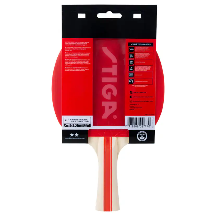 Pingisracket STIGA Sports 2-Star React