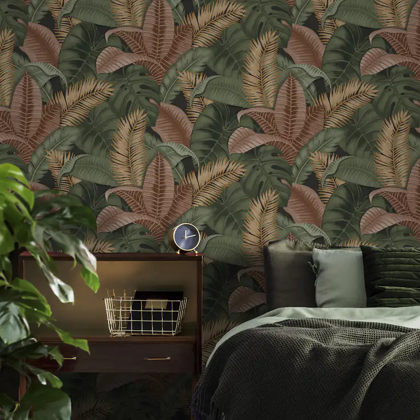 Tapet Sublime Grenada Grön/rosa 121858