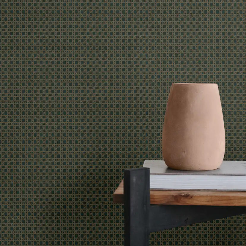 Tapet Sublime Rotan Blå Grön 121861