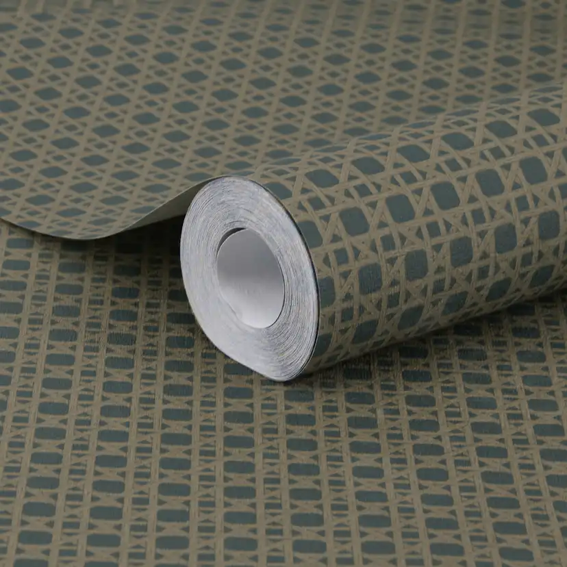 Tapet Sublime Rotan Blå Grön 121861