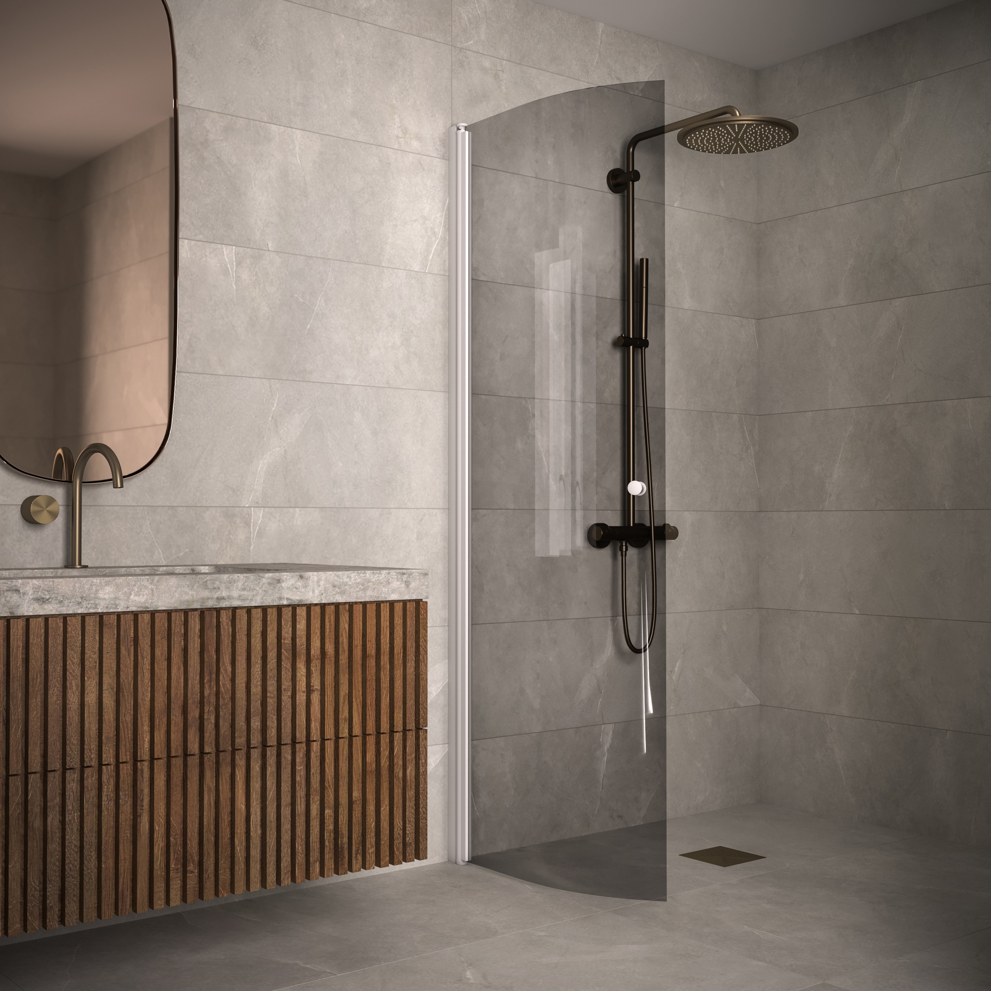 Duschdörr Hietakari Classic 122 Rund