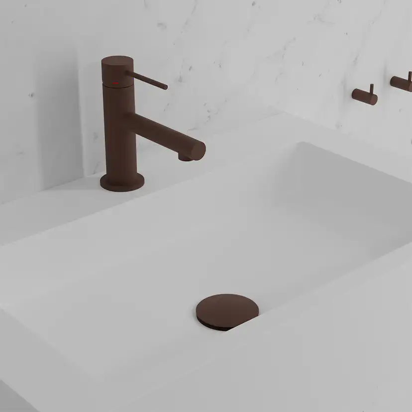 Tvättställsblandare Scandtap Steel Vertex