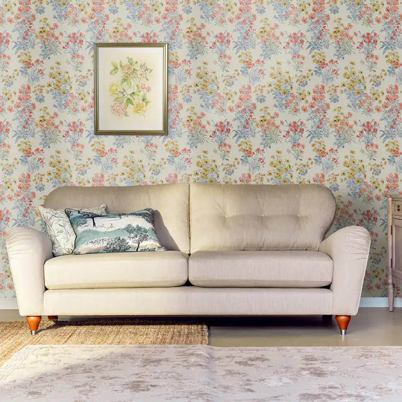 Tapet Laura Ashley Megan Ochre Gul 122742