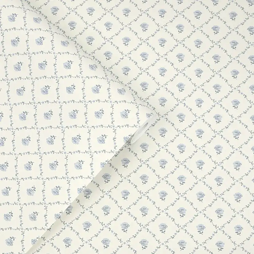 Tapet Laura Ashley Kate Pale Seaspray Blå 122745