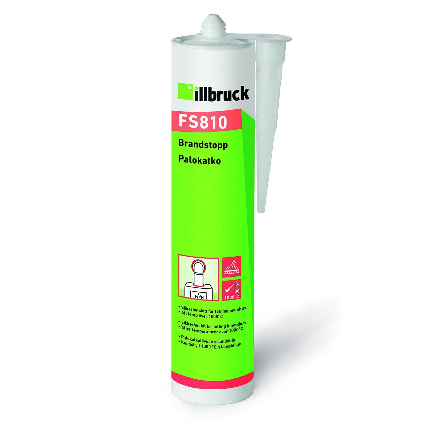 Brandstopp Illbruck FS810 Svart 310ml