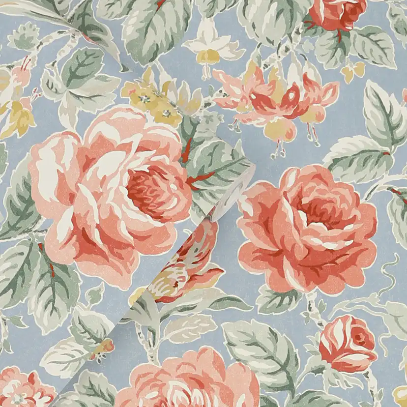 Tapet Laura Ashley Wild Roses Ochre Gul 122753