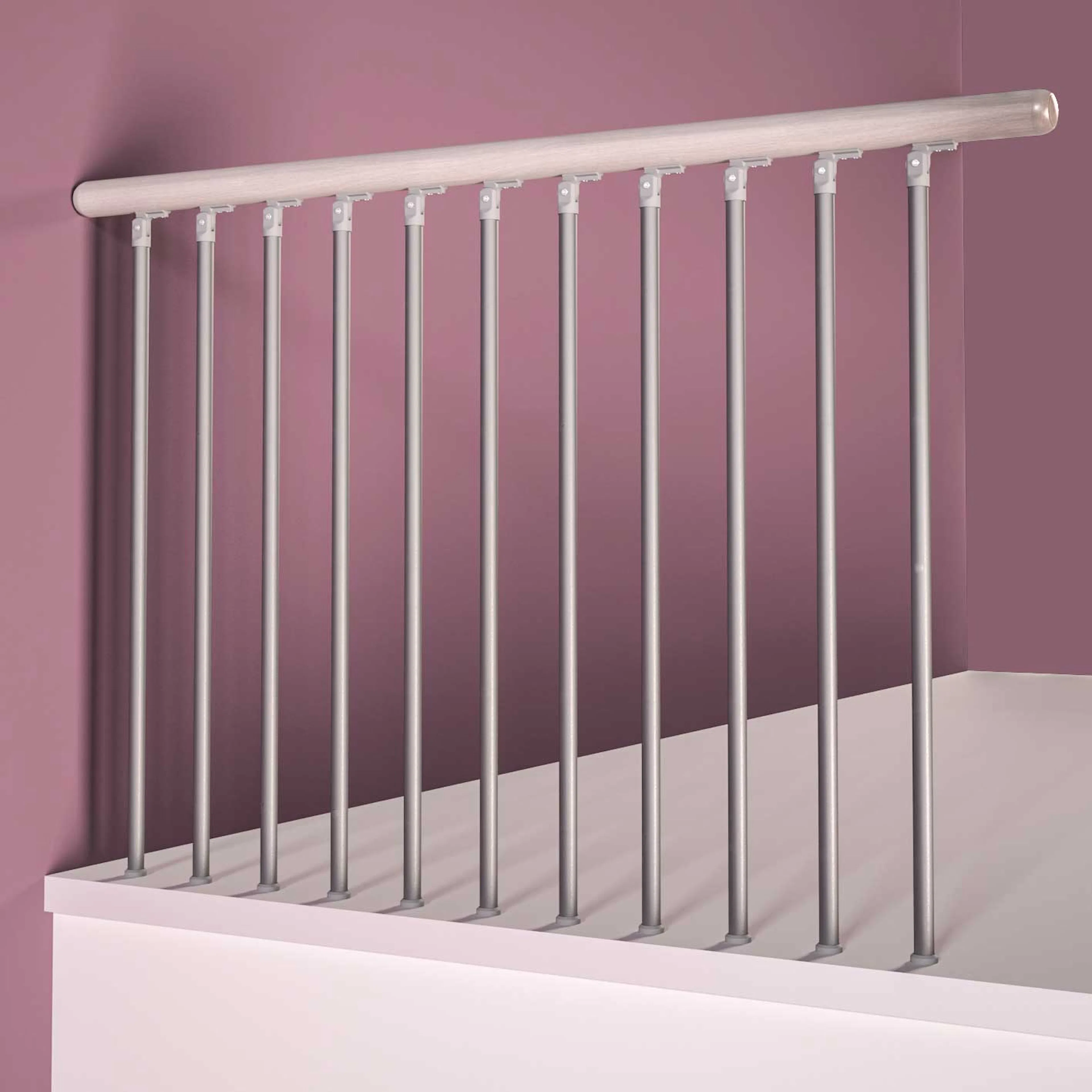 Skyddsräcke Byggera Columbia Rakt 1400 mm