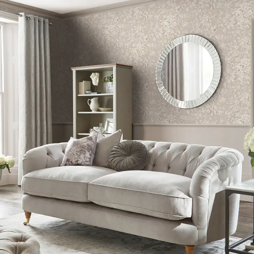 Tapet Laura Ashley Heledd Blooms Dove Grå 122762