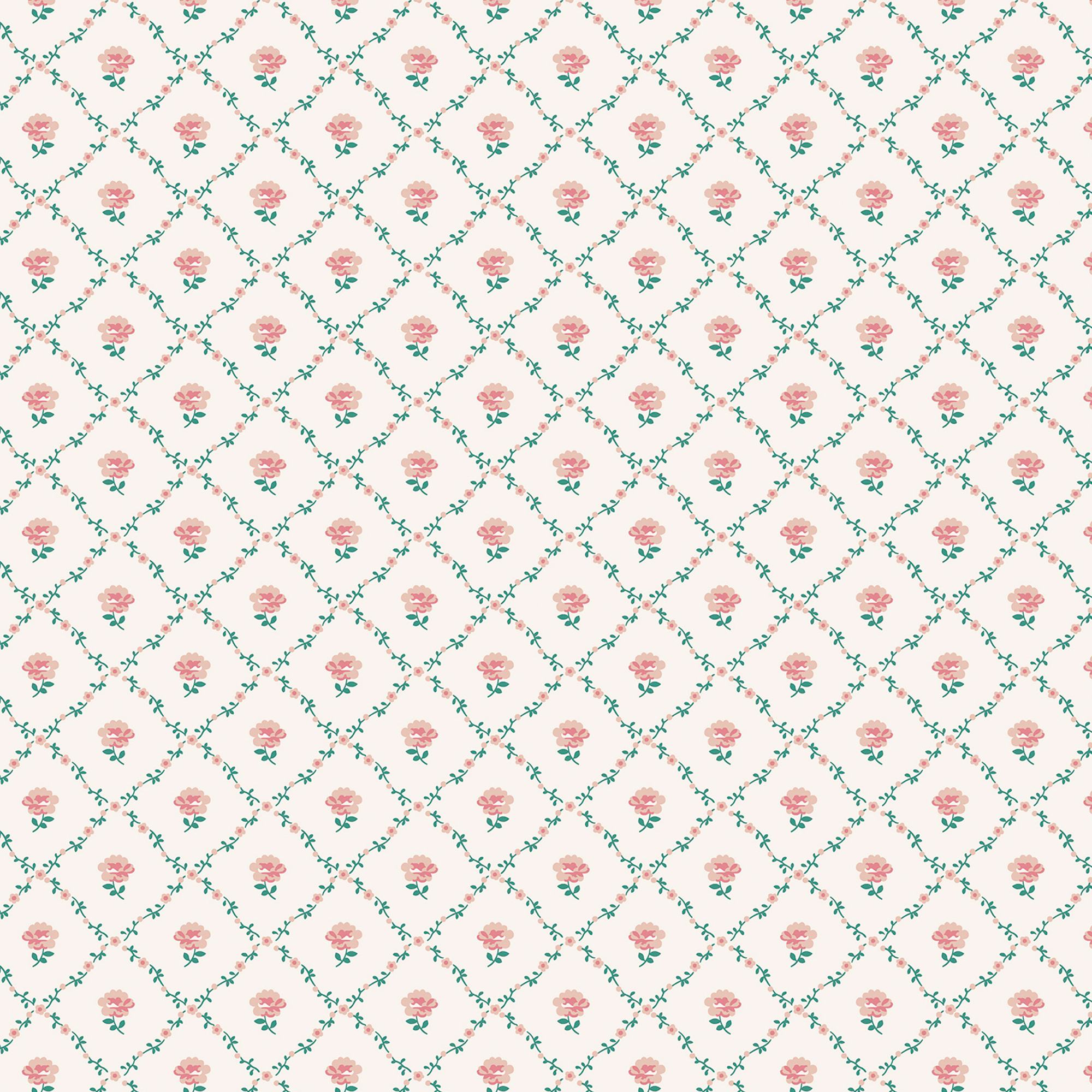 Tapet Laura Ashley Kate Coral Rosa 122766