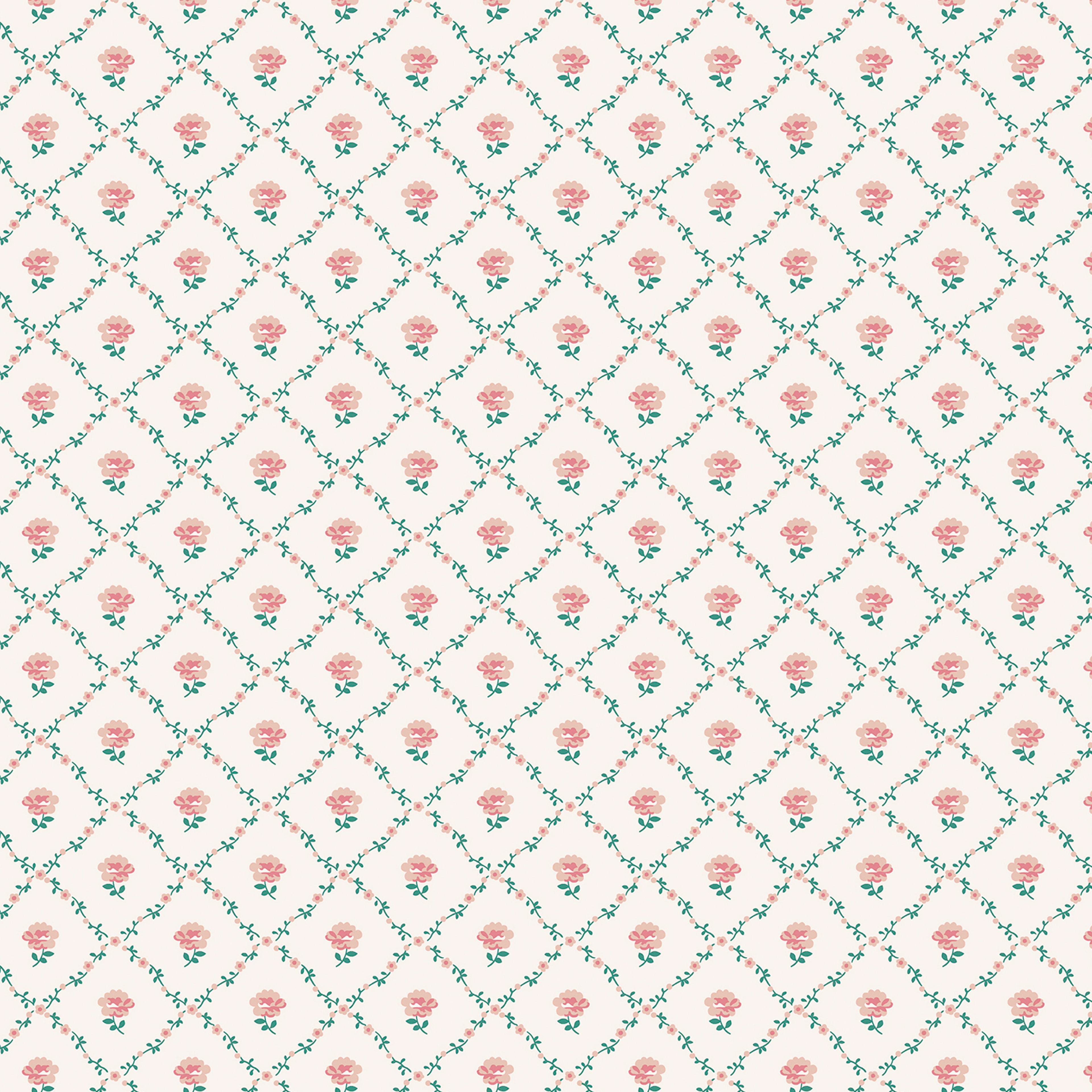 Tapet Laura Ashley Kate Coral Rosa 122766