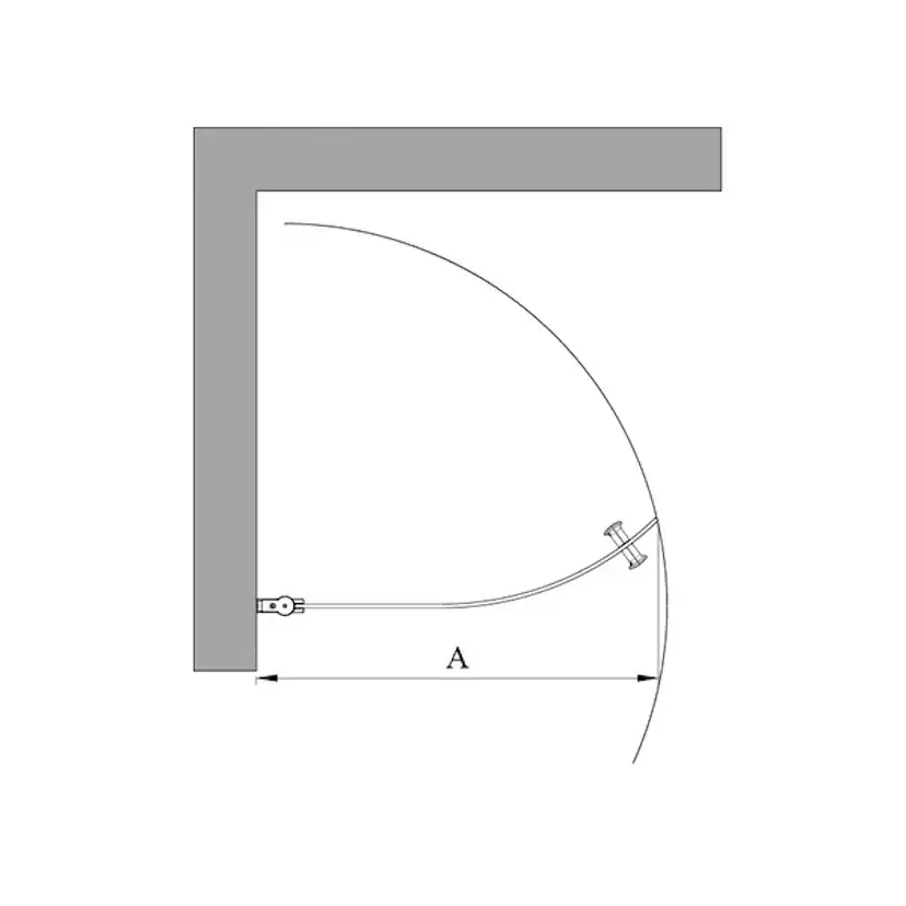 Duschdörr Hietakari Classic 122 Rund
